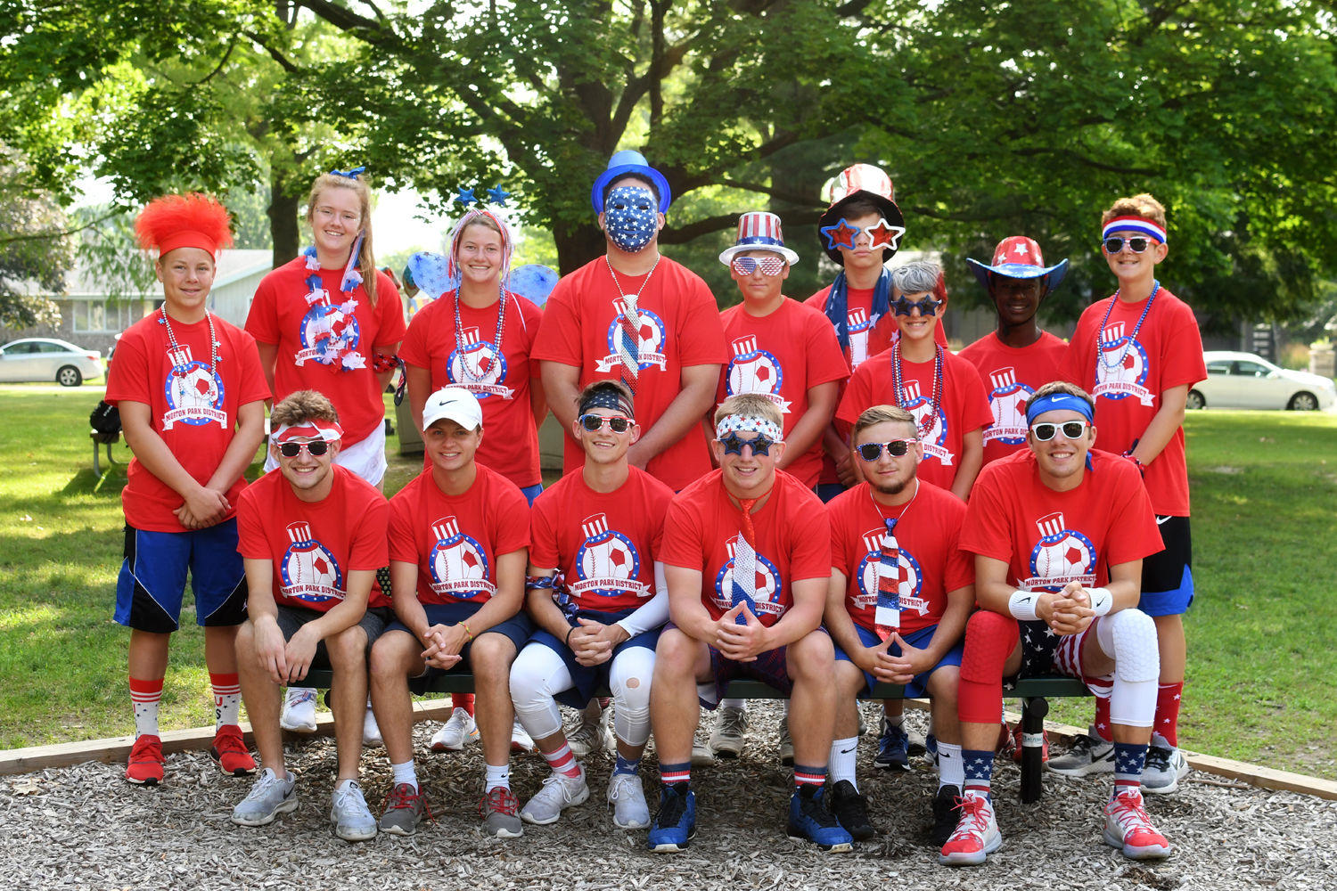 Tee-ball, soccer coaches show off patriotic spirit